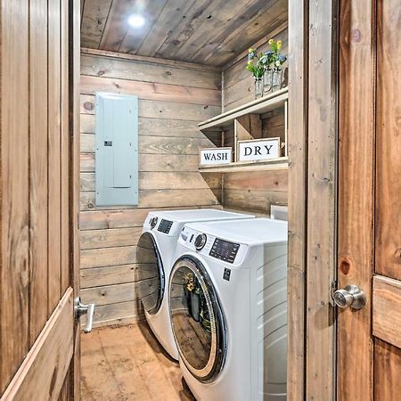 Luxe Broken Bow Cabin With Tesla Charging Station Stephens Gap 외부 사진