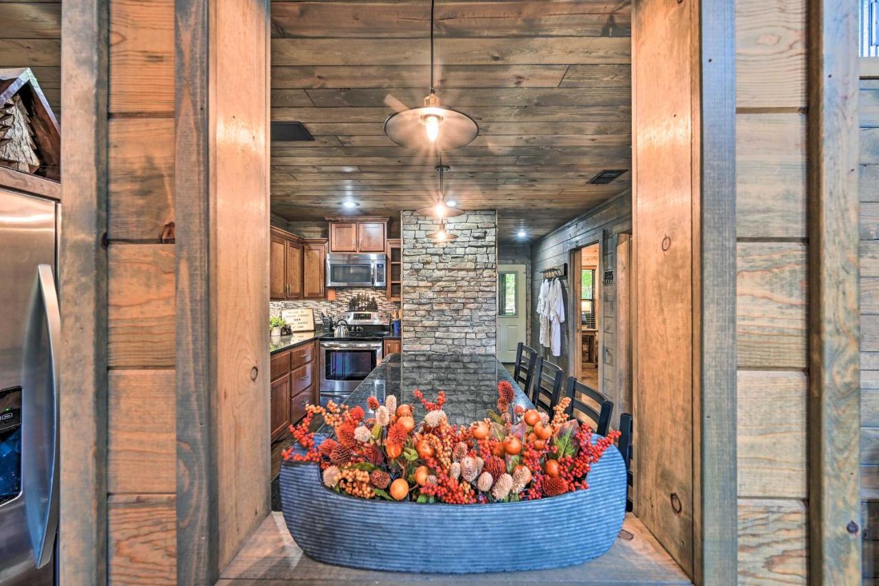 Luxe Broken Bow Cabin With Tesla Charging Station Stephens Gap 외부 사진
