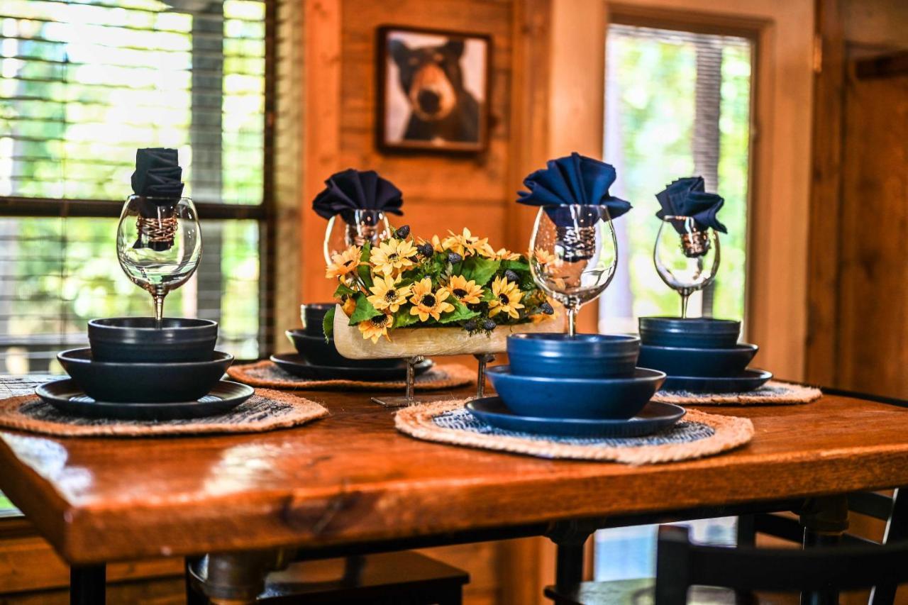 Luxe Broken Bow Cabin With Tesla Charging Station Stephens Gap 외부 사진