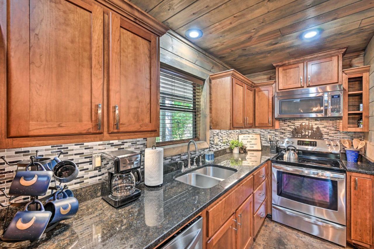 Luxe Broken Bow Cabin With Tesla Charging Station Stephens Gap 외부 사진