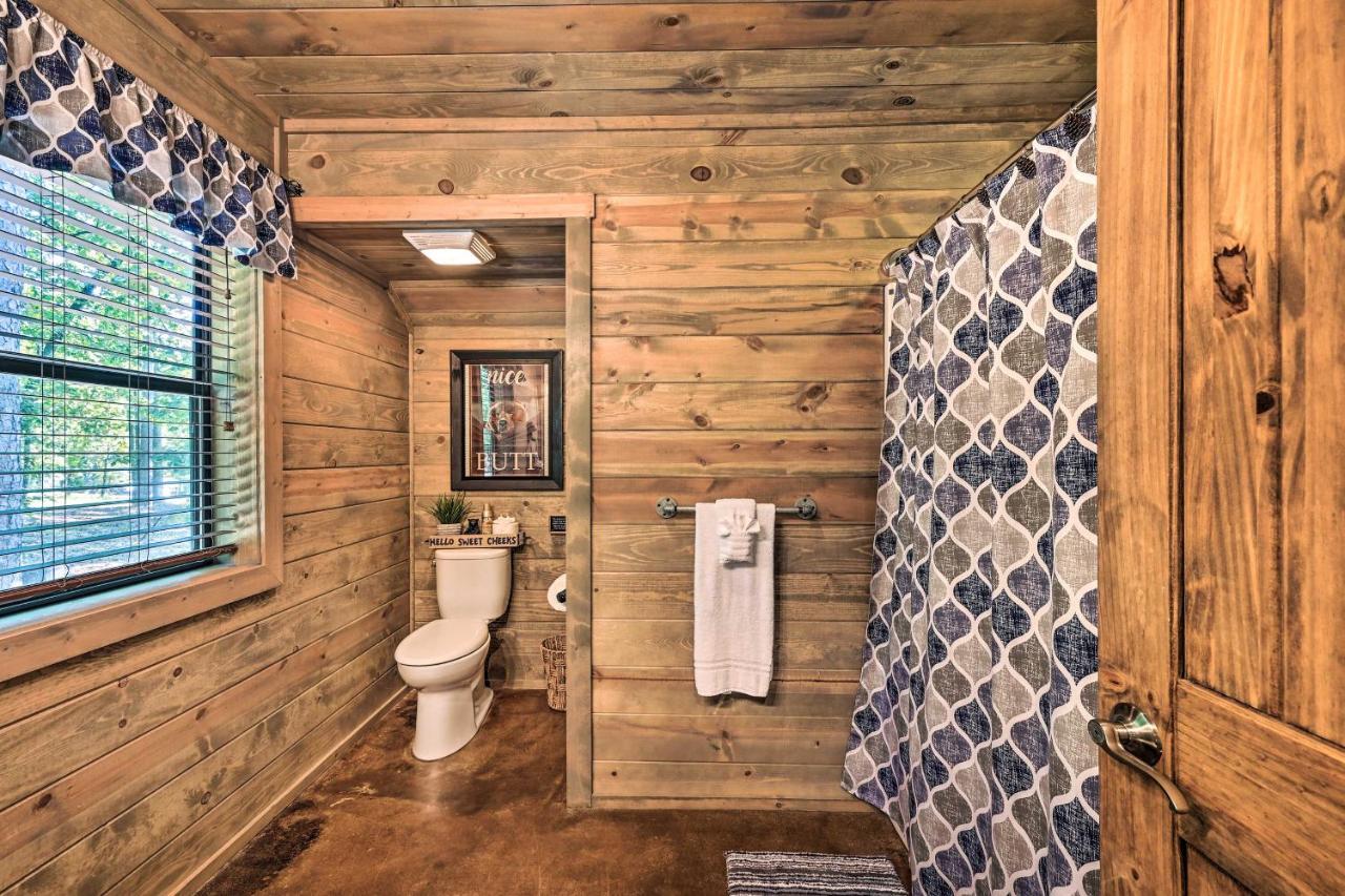 Luxe Broken Bow Cabin With Tesla Charging Station Stephens Gap 외부 사진