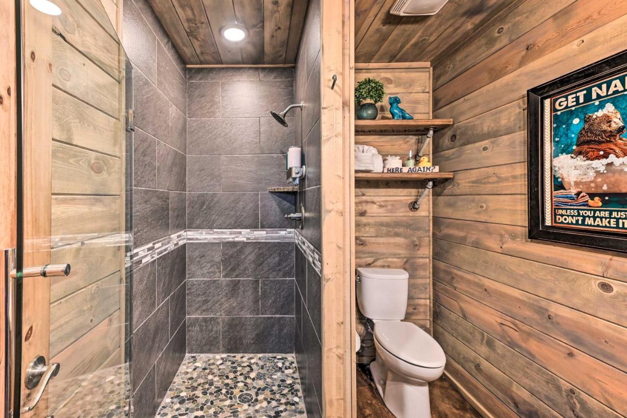 Luxe Broken Bow Cabin With Tesla Charging Station Stephens Gap 외부 사진