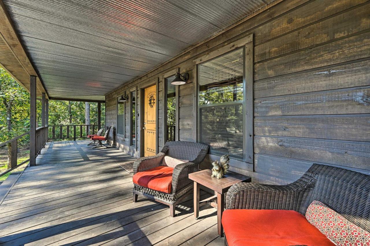 Luxe Broken Bow Cabin With Tesla Charging Station Stephens Gap 외부 사진
