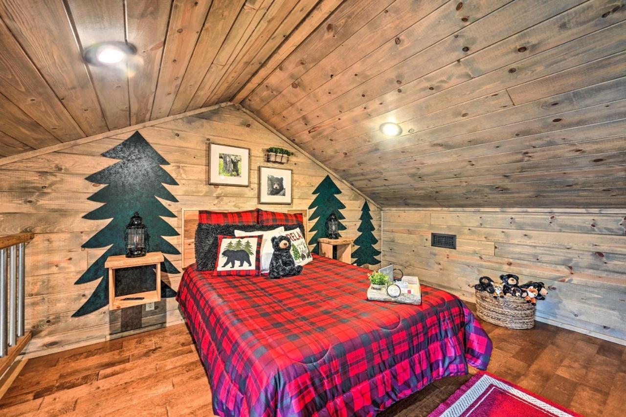 Luxe Broken Bow Cabin With Tesla Charging Station Stephens Gap 외부 사진